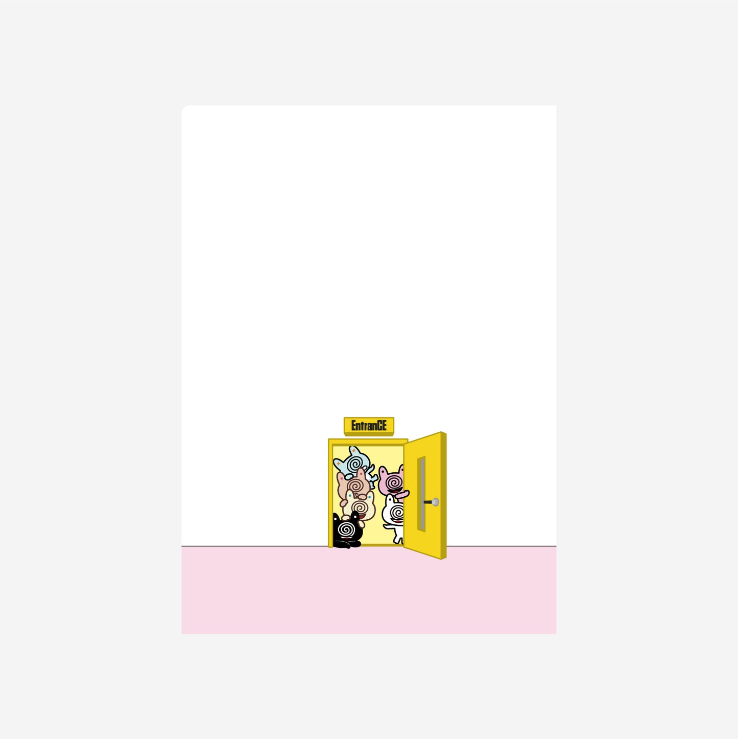 クリアファイル（かべちょろくん）