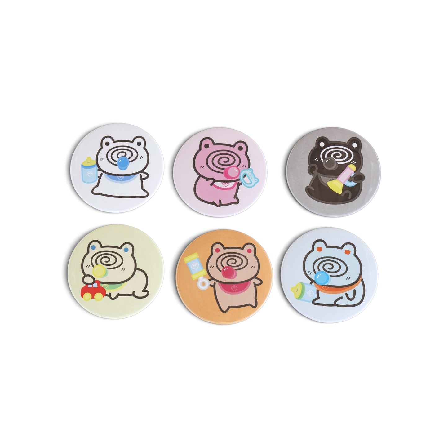 ベビちょろ 缶バッジミラー(全6種ランダム)